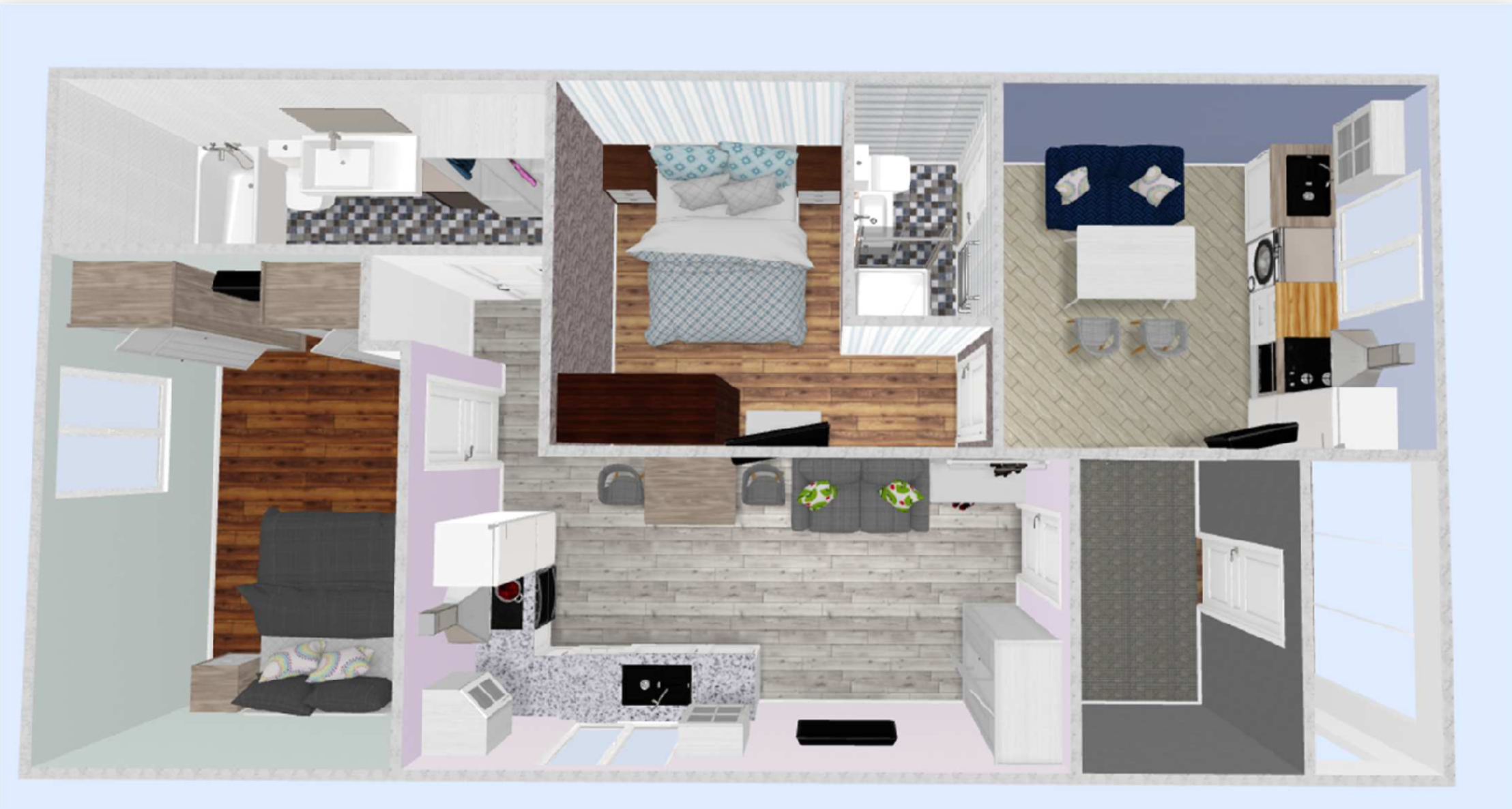 Планировка нулевого этажа